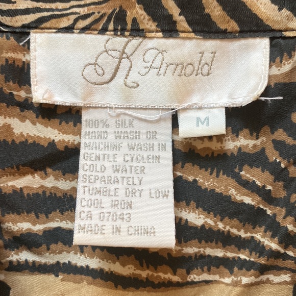 Vintage Pure Silk Blouse - Picture 4 of 6